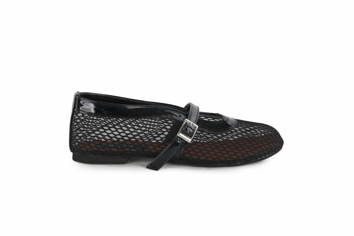 Mia Mesh Patent Flats