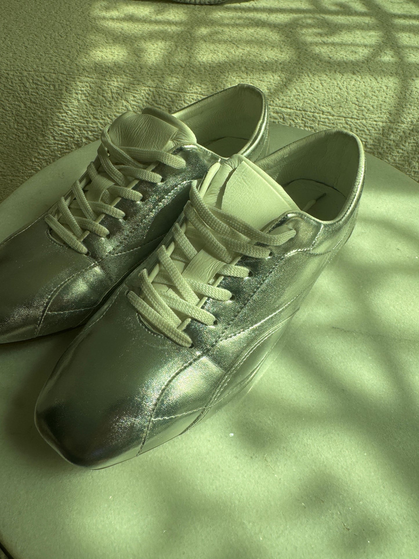 Metallic trainers