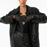Edge Studded Gloves