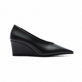 1:1 - Black wedge side view white bg