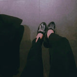Midnight Crystal Loafers