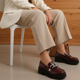 Chunky shoes with 3 straps
