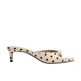 The  polka dots Heels