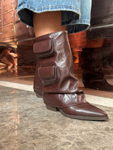 Vintage Leather Ankle Boots