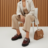 Chunky shoes with 3 straps