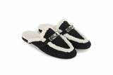 Fur Suede Mules