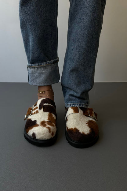 Animal Print Clogs