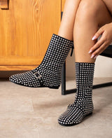 Crystal  Studded Boots