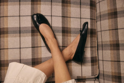 Tabi Split Toe Leather Ballet