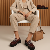 Chunky shoes with 3 straps