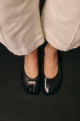 Tabi Split Toe Leather Ballet