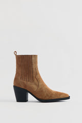 CAMEL SUEDE WOMEN'S BOOTS