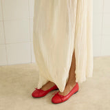 Cocoa Bow Ballet Flats