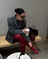 Patent Leather multi straps  Flats