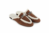 Fur Suede Mules