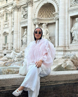 Mia Mesh Patent Flats