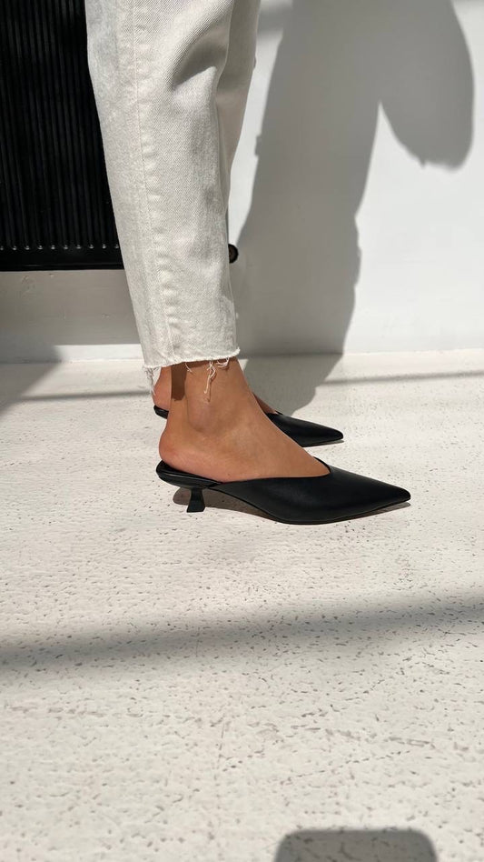 Helen Heeled Mule