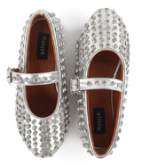 Studded BALLERINA STRAP FLAT
