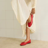 Cocoa Bow Ballet Flats