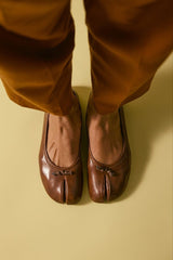 Tabi Split Toe Leather Ballet
