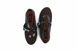 Mia Mesh Patent Flats