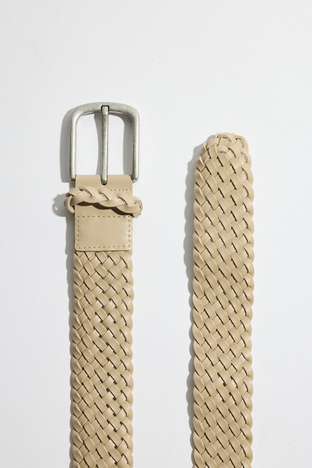 BRAIDED LEATHER BELT