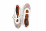 Mia Mesh Patent Flats