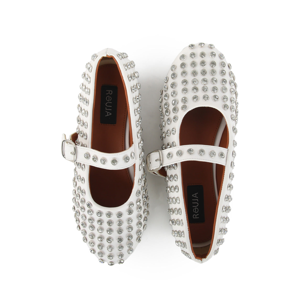 Studded BALLERINA STRAP FLAT