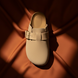 Beige Suede Mule - Single Shot Editorial