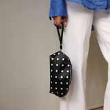Black Polka Dot Clutch - Square