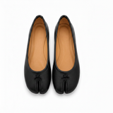 Black Tabi Ballet Flats - No Branding