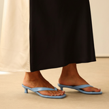 Blue Heels on Model