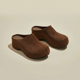 Brown Suede Clogs 1:1
