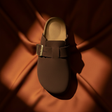 Brown Suede Mule - Single Shot Editorial
