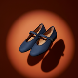 Navy Blue Mary Jane — Portrait