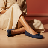 Navy Shoes Close-up