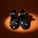 Polka Dot Flats - Front - Orange