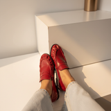 Red Loafers 1:1 Top View