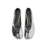 Silver Tabi Flats - No Branding