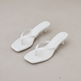 White Heeled Sandal