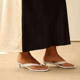 White Heels on Model