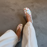 White Tabi On Feet