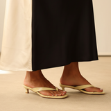 Yellow Heels on Model